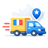 icône expédition France entière banderole personnalisable livraison rapide